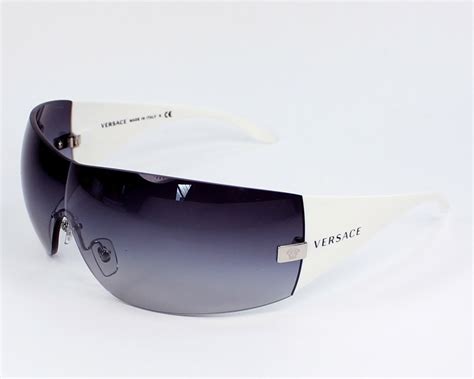 versace 2054 white sunglasses|Versace VE 2054 10008G Silver Plastic Shield .